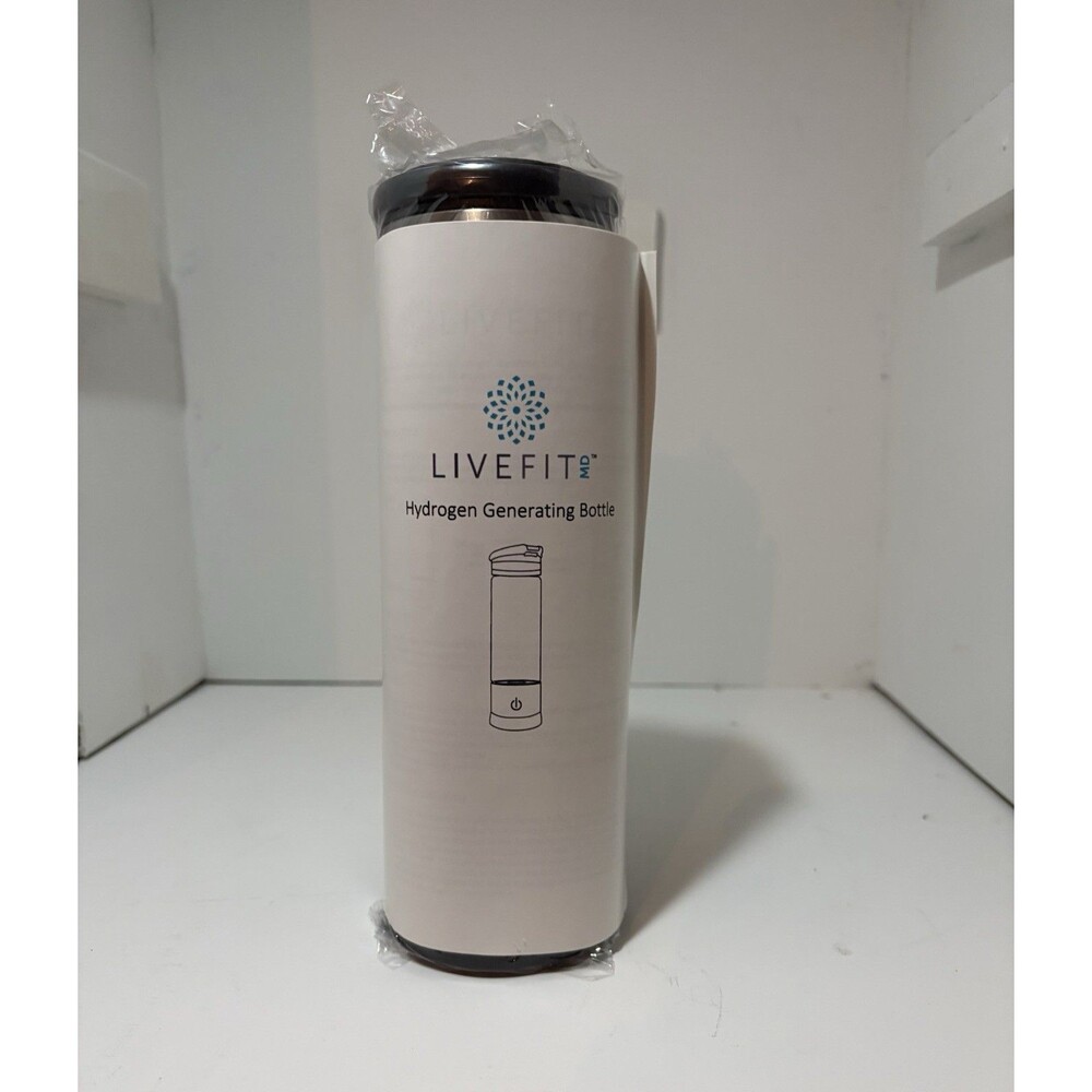 LIVEFIT Hydrogen Generating Bottle 420ml Black